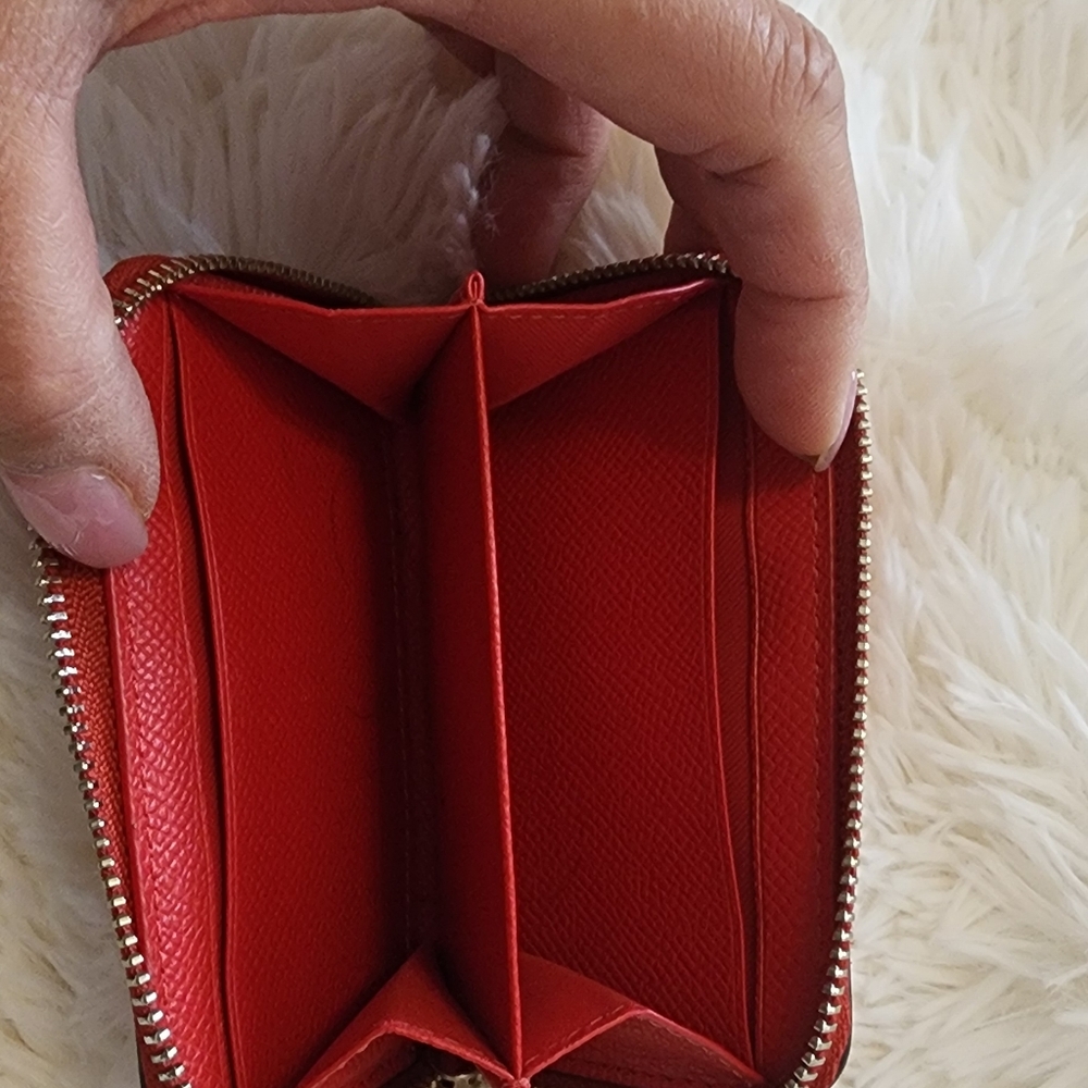 coach card and coin wallet